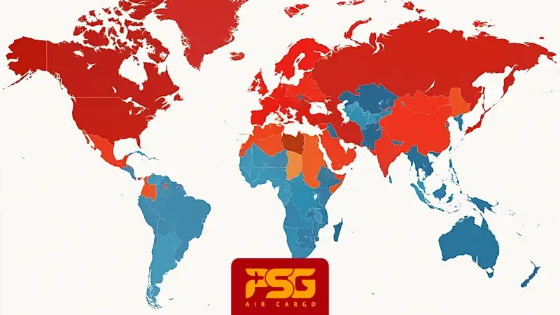 The top five exporting countries globally 