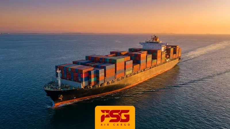 transporting a cargo by sea. 