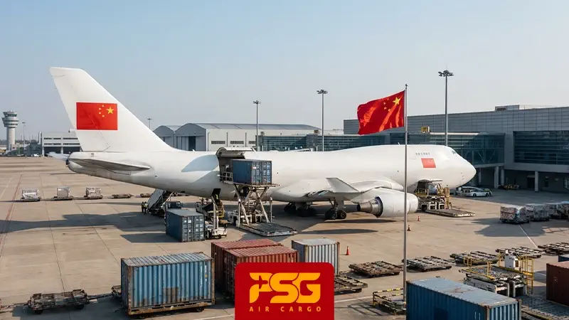 freight forwarding from a Chinese airport