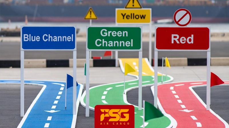 different customs clearance channels in the UAE